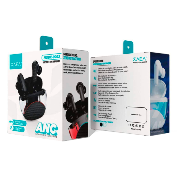 Producto - Earbuds BT XAEA MODX-0023/ Active Noise Cancelling - 3