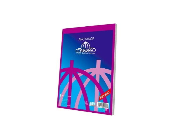 Producto - BLOCK ANOTADOR CONGRESO 40 HJS RAYADO