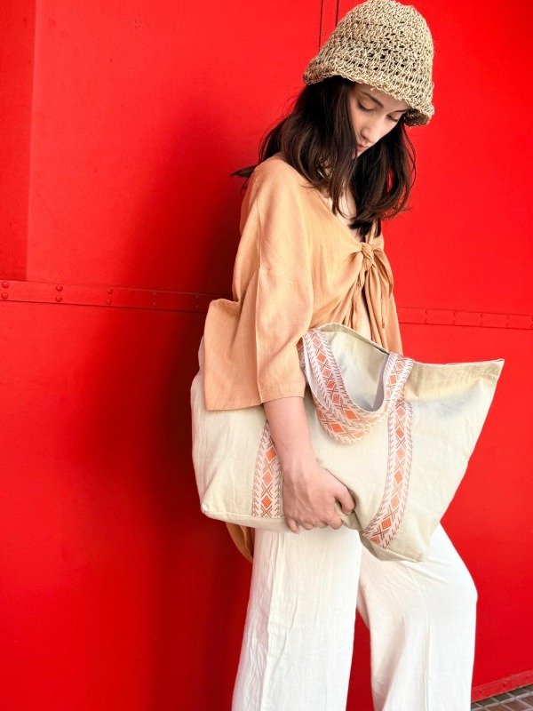 Producto - Tote Verona/Arena/Naranja