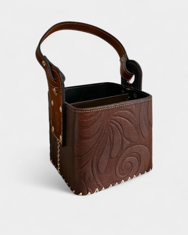 Producto - MATERA CUADRADA FLORAL