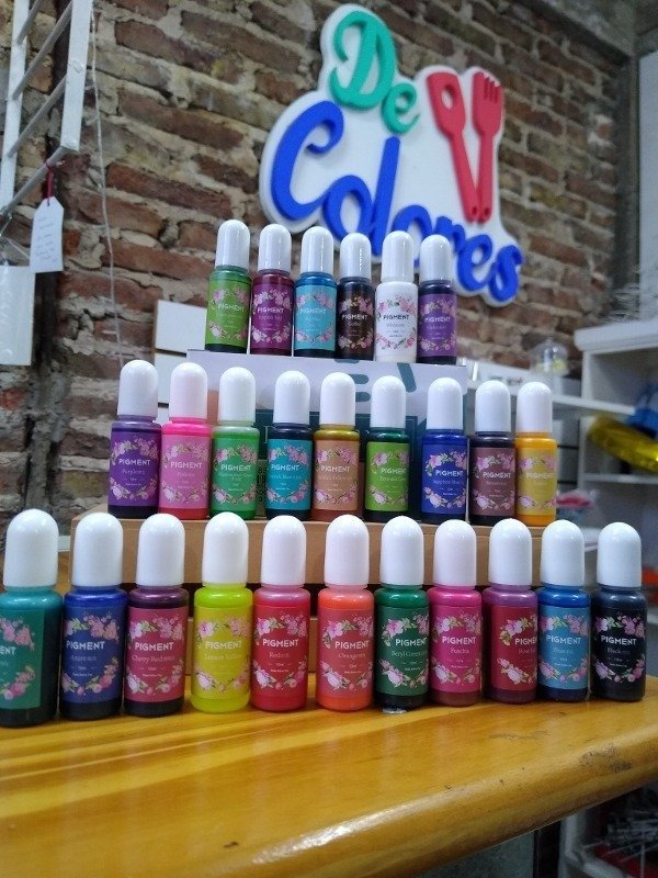 Producto - Set pigmentos liquidos x 26 un. resina , vela, jaboness