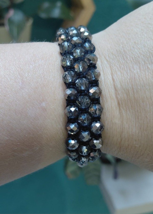 Producto - BRAZALETE MACRAME CON CRISTALES