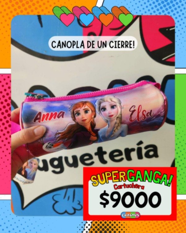 Producto - Cartuchera tubo frozen SUPER GANGA