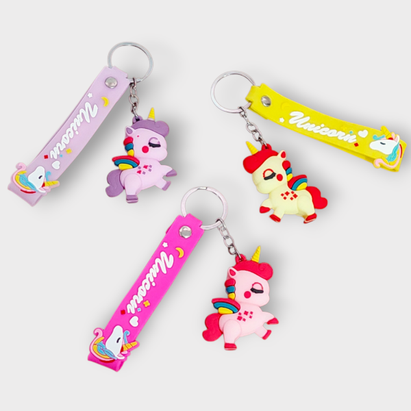 Producto - Llavero de Goma Unicornio