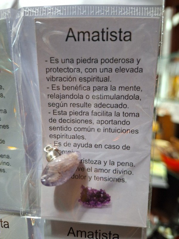 Producto - Dije Amatista 2 a 3cm - 2