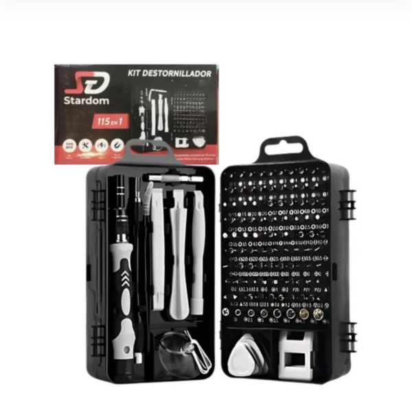 Producto - KIT DE DESTORNILLADORES 115 EN 1