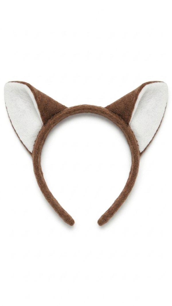 Producto - Vincha de lobo marron - 0