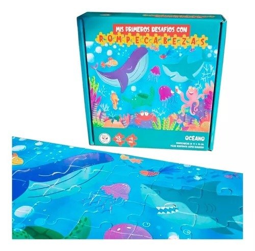 Producto - Mis primeros desafíos con rompecabezas - Oceano