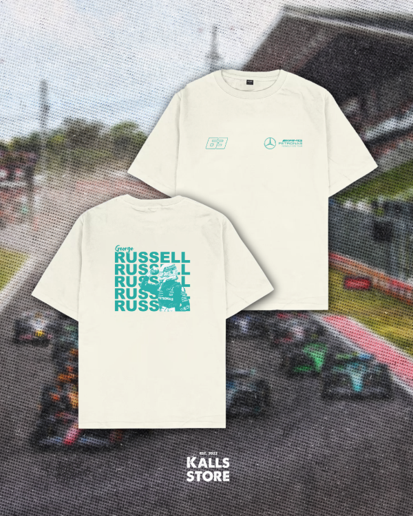 Producto - Remera Over George Russel #mercedes
