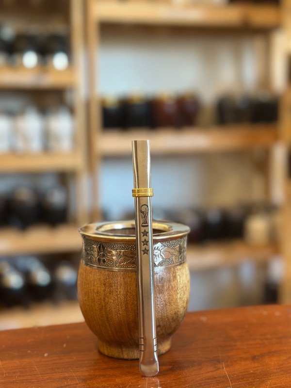 Producto - [COMBO] IMPERIAL ALGARROBO ALPACA + BOMBILLA CAMPEONES DEL MUNDO