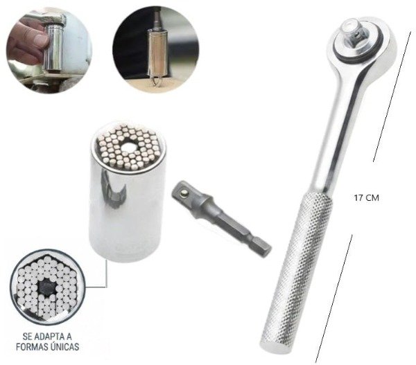 Producto - Llave tubo universal con adaptador