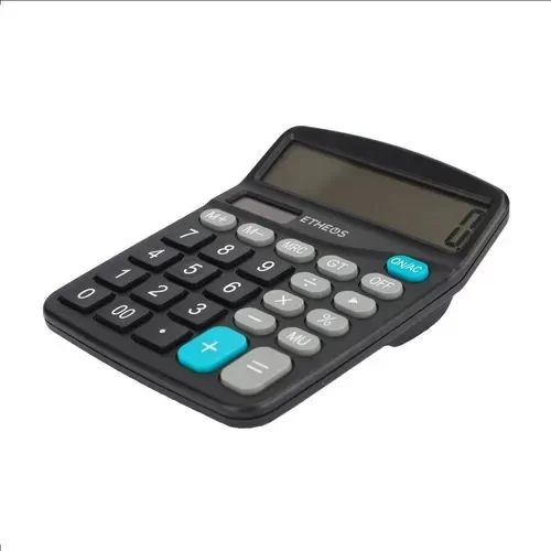 Producto - Calculadora 12 Dígitos Panel Solar Etheos