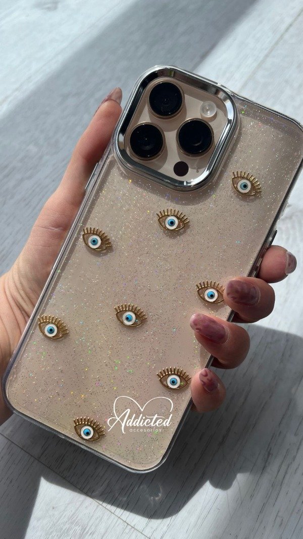 Producto - Case ojitos glitter