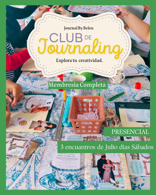 Producto - MEMBRESIA COMPLETA: Club de Journaling en JULIO (4 encuentros)
