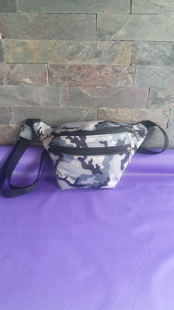 Producto - Riñonera Cordura Camuflado Gris