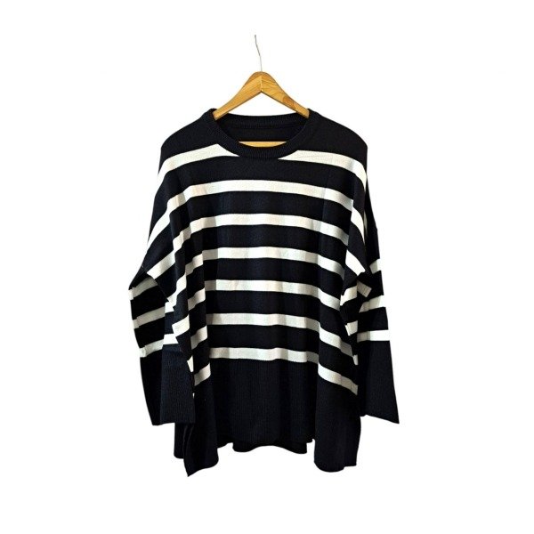 Producto - Sw. Bremer Rayado Overzise. Mangas oxford. Talle entre 48y56