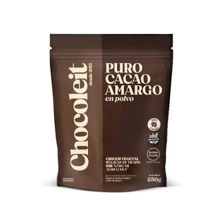 Producto - Cacao Amargo Chocoleit x 250 g sin tacc