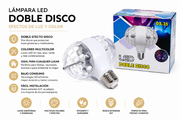 Producto - Lampara led doble
