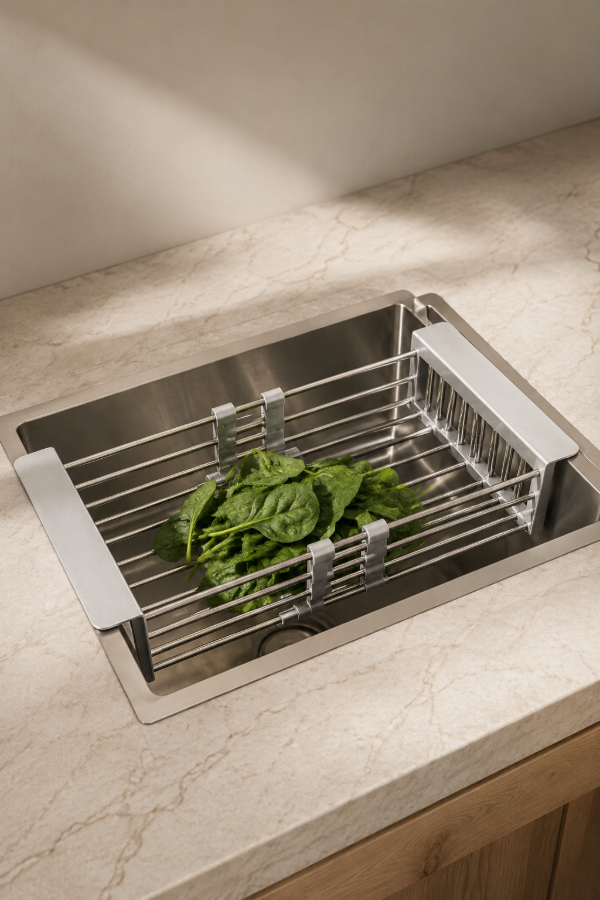 Producto - Escurridor extensible de acero