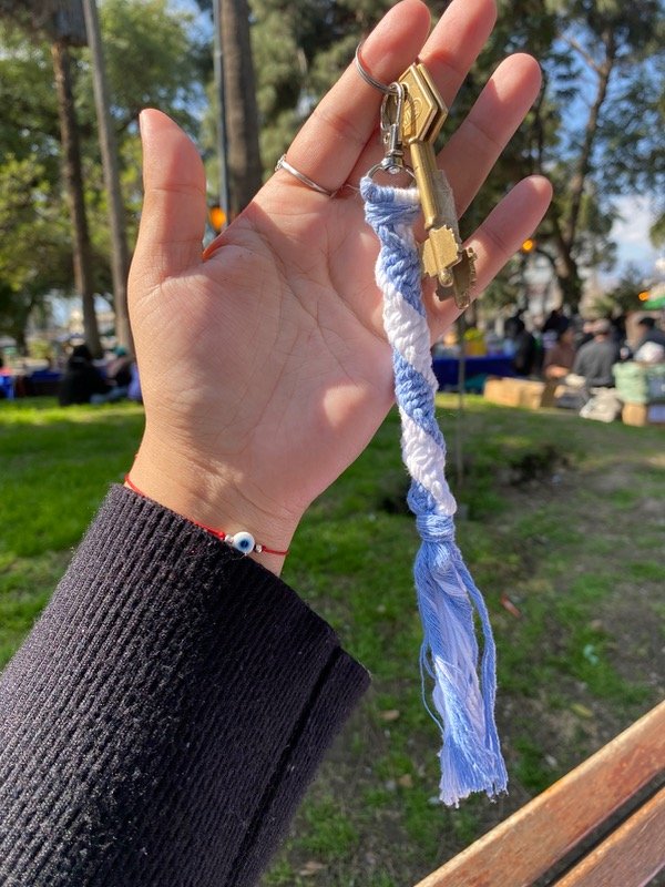 Producto - Llavero en macramé arg