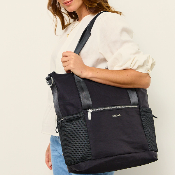 Producto - Tote Shopper tela Negro importado