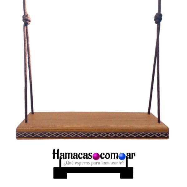 Producto - Hamaca madera doble espesor sogas color ganchos edición limitada ENVIO GRATIS