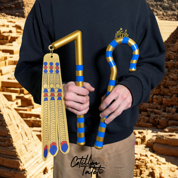 Producto - CAYADO Y MAYAL EGIPCIOS - 36cm y 35,8cm