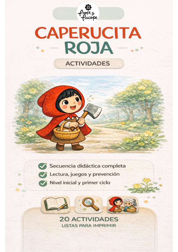 Producto - CAPERUCITA ROJA  SECUENCIA DE ACTIVIDADES