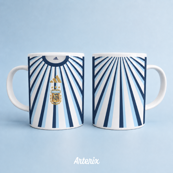 Producto - Taza camiseta Pre Match Argentina de polímero