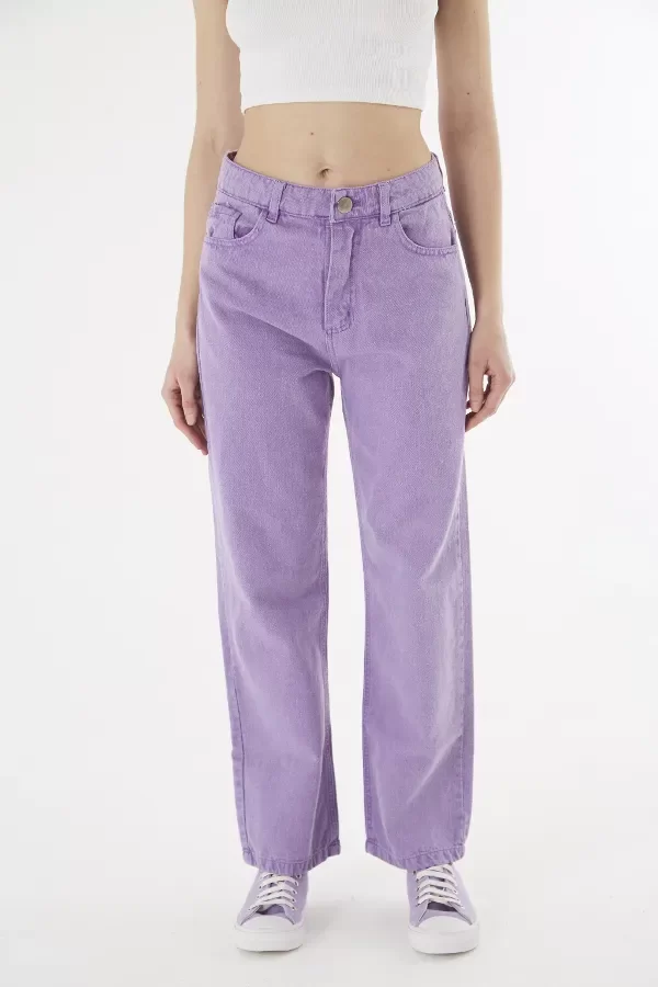 Producto - Jean recto violet