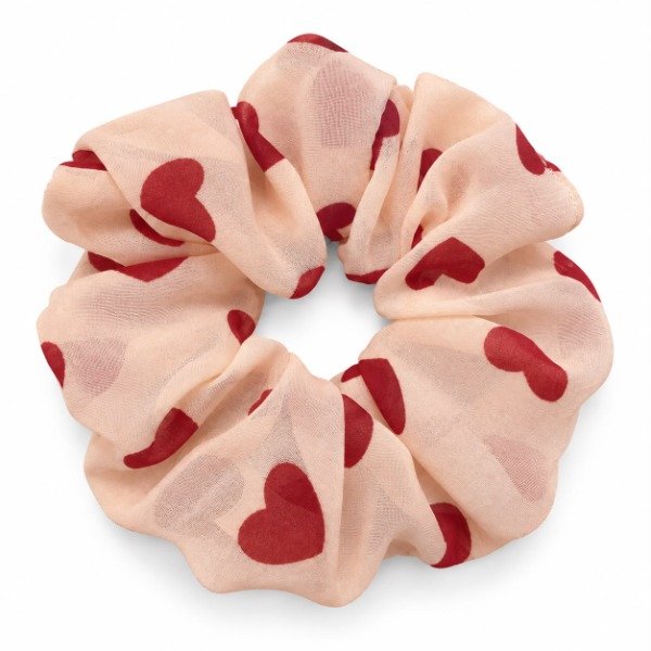 Producto - Scrunchie Hearts Gasa