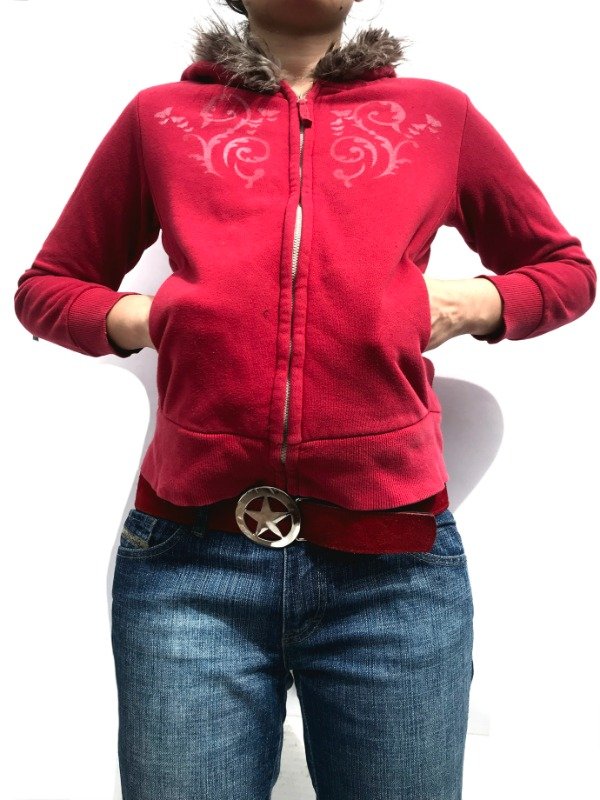 Producto - Fur zip grafica con corderito LADIES WEAR - 1