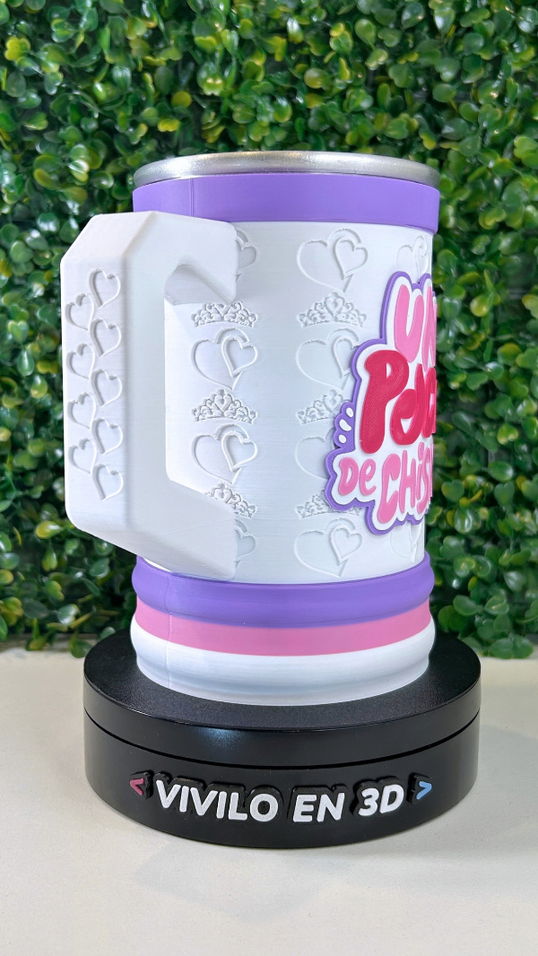 Producto - JARRA CHOPP UN POCO DE CHISME BLANCA - PRINCESA 500ML - 3
