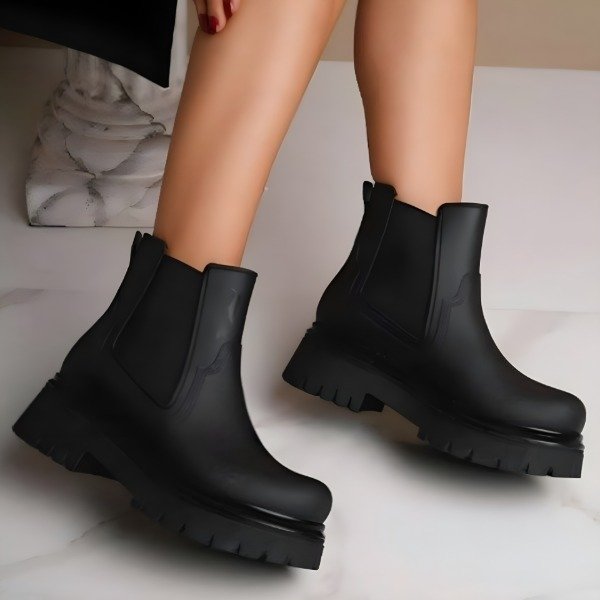 Producto - Botas de lluvia Plataforma Black (Binumeral Talle 38-39)