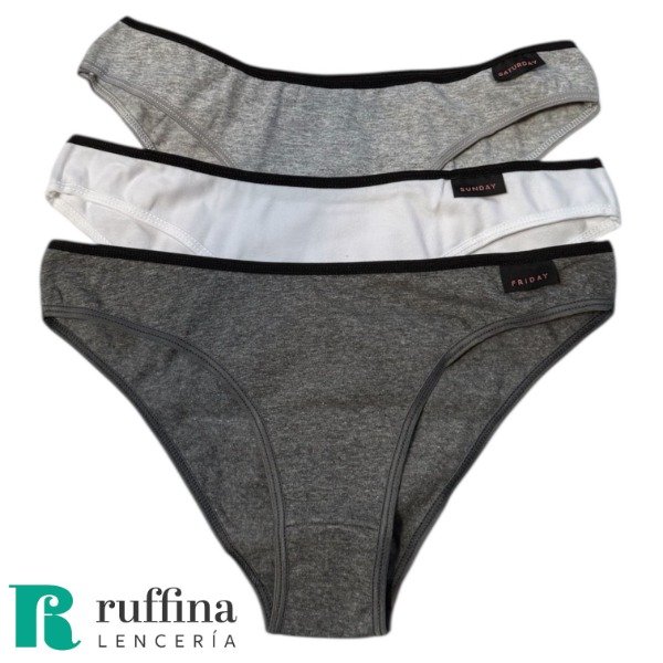 Producto - Pack x3 vedetina de algodón - Art. VED005