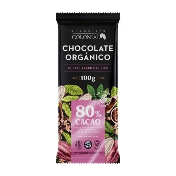 Producto - Colonial chocolate organico
