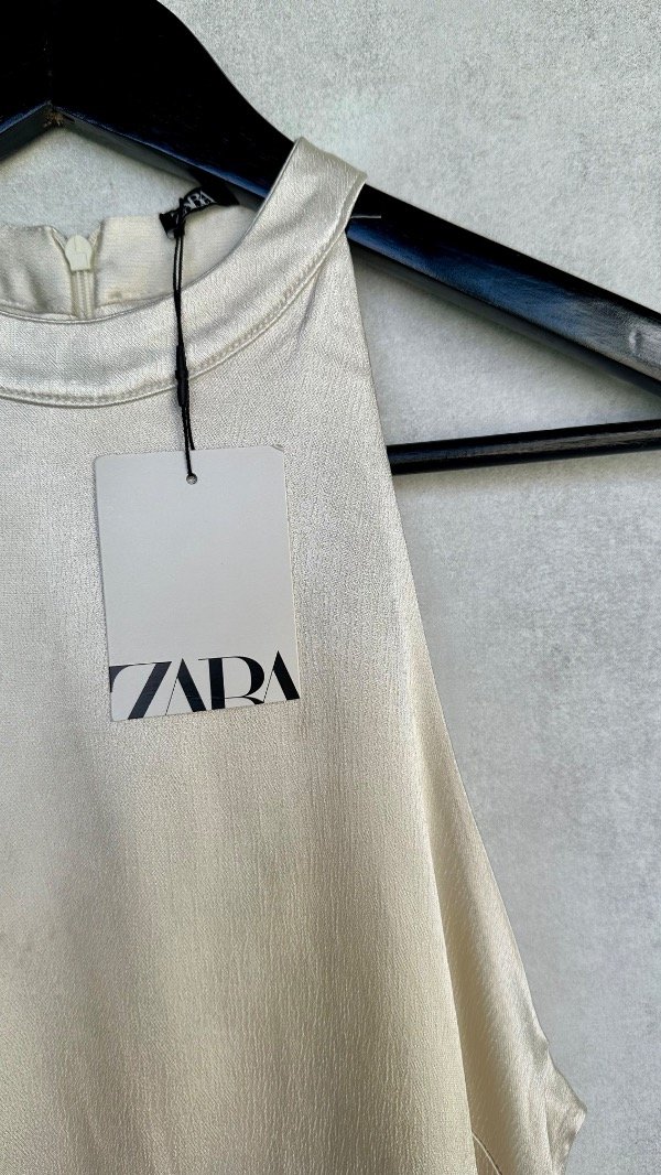 Producto - Top halter satinado Zara TS - 1