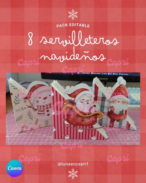 Producto - Servilleteros de navidad