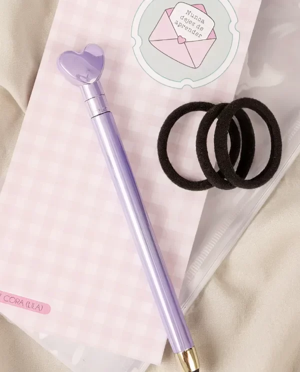 Producto - Kit Cora - Lapicera Touch Azul + Colitas +Horario - 1