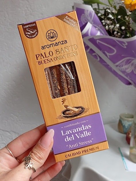 Producto - Sahumerios mini palo santo - Aromanza premium - Caja x5 varillas - 1
