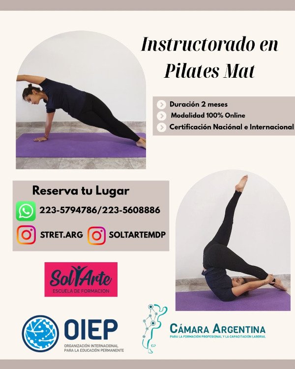 Producto - INSTRUCTORADO DE PILATES MAT