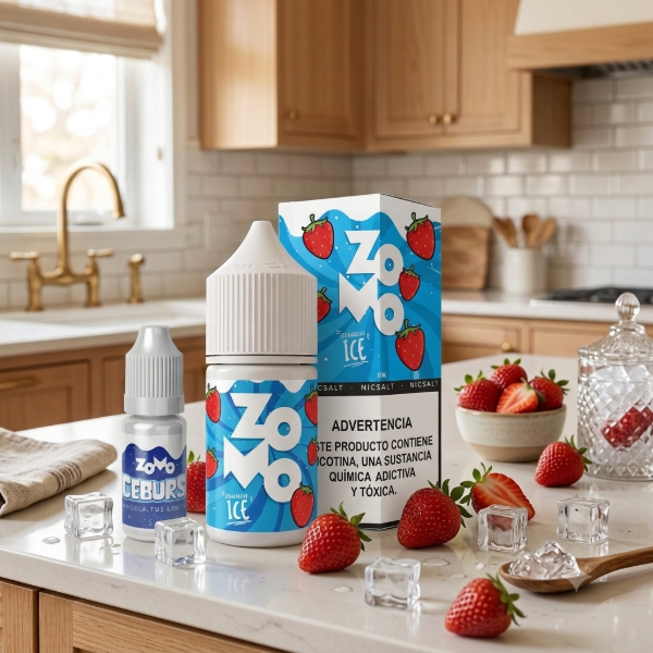 Producto - NIC SALT ZOMO STRAWBERRY ICE 20MG 30ML