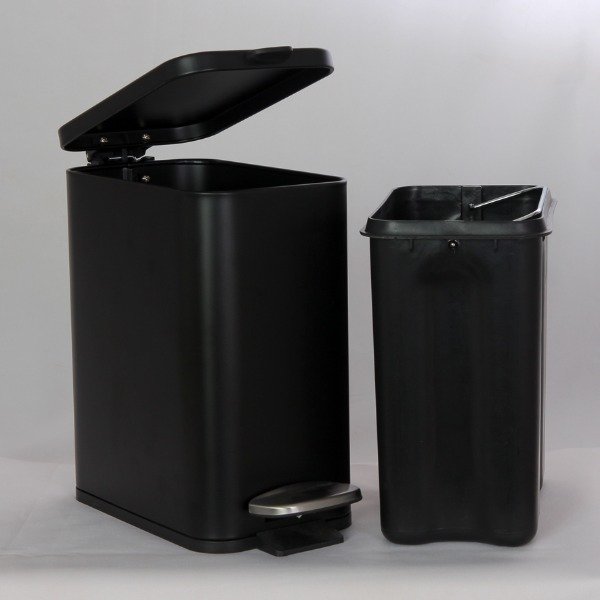 Producto - CESTO ACERO NEGRO RECTANGULAR - 2