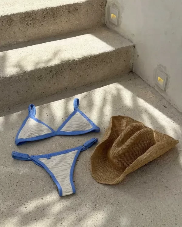Producto - Bikini Lali natural y celeste - 0