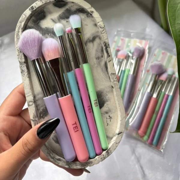 Producto - Set de 5 brochas Pastel - TEI