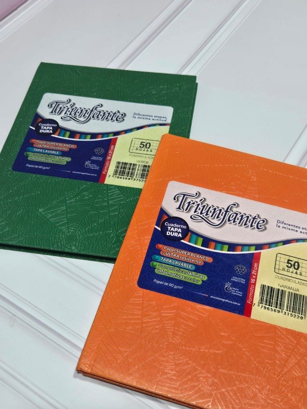 Producto - Cuaderno 16x21 cuadriculado