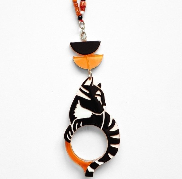 Producto - Lupa Flippan Gato naranja Warhol