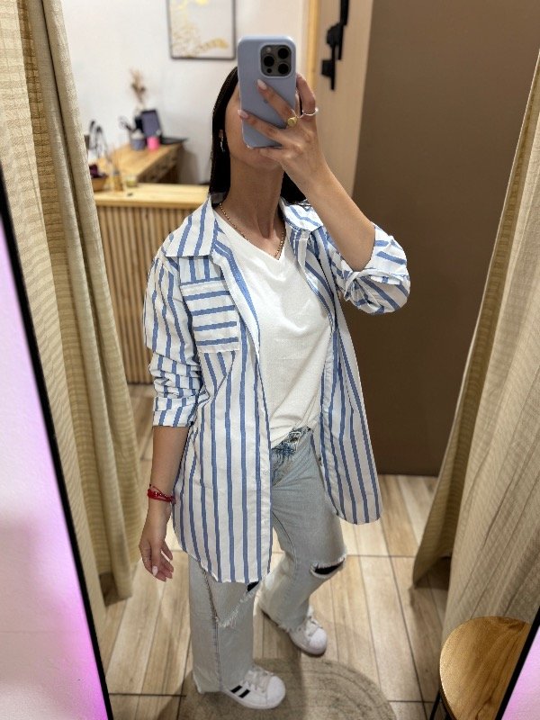 Producto - Camisa Venus celeste