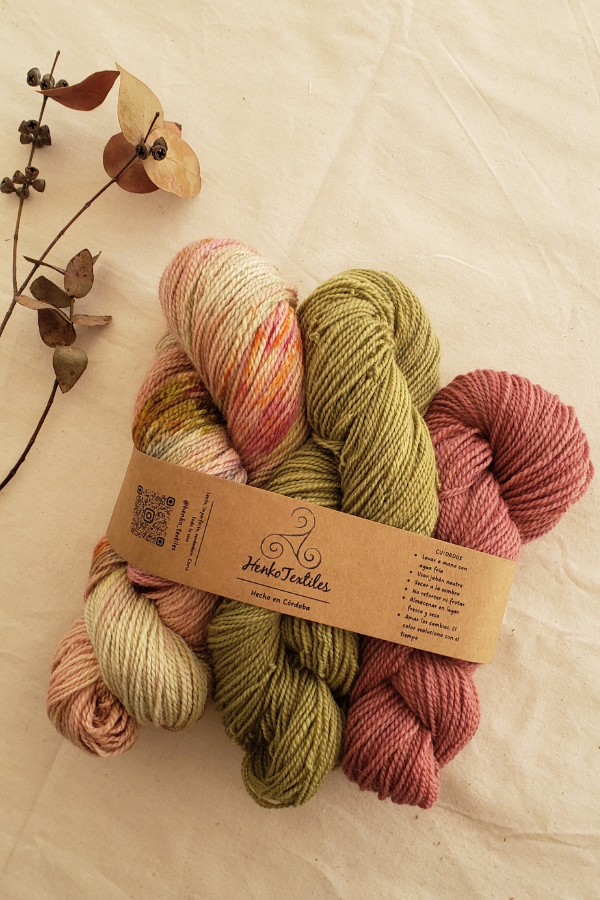Producto - Set ecoprint Elowen fingering