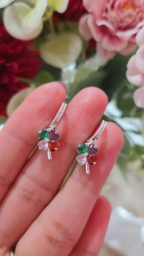 Producto - Argollas trebol colores AB